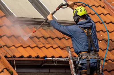 Démoussage et hydrofuge de toiture à Izeron